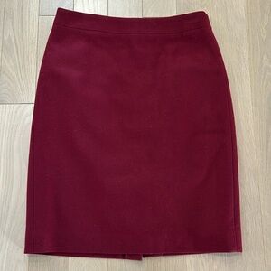 J Crew Wool Pencil Skirt. Size 2